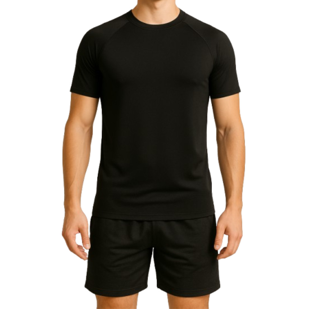 Camisa UV Térmica Masculino Manga Curta Proteção Solar Corrida Academia Segunda Pele