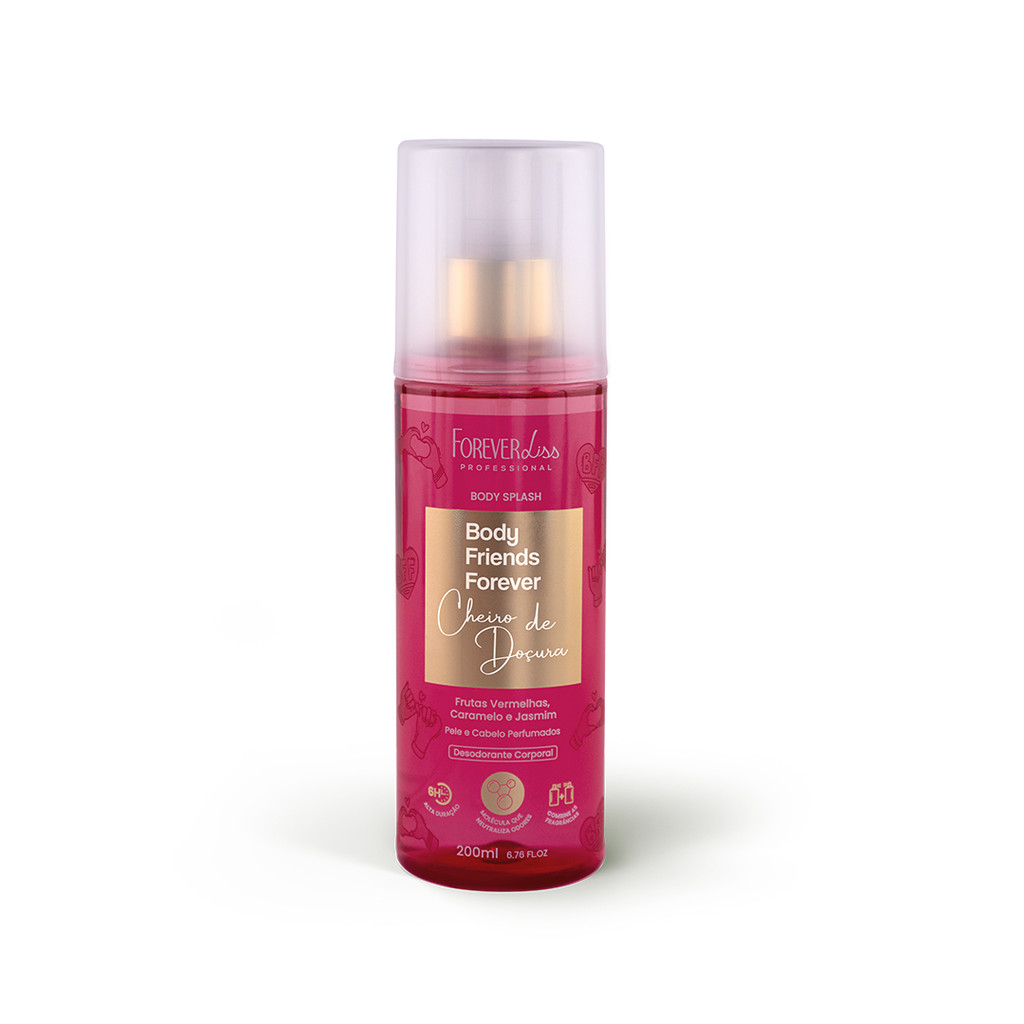 Body Splash BFF Cheiro De Doçura 200ML Forever Liss