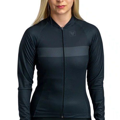 Camisa de Ciclismo Free Force Basic Gravity Manga Longa Feminina