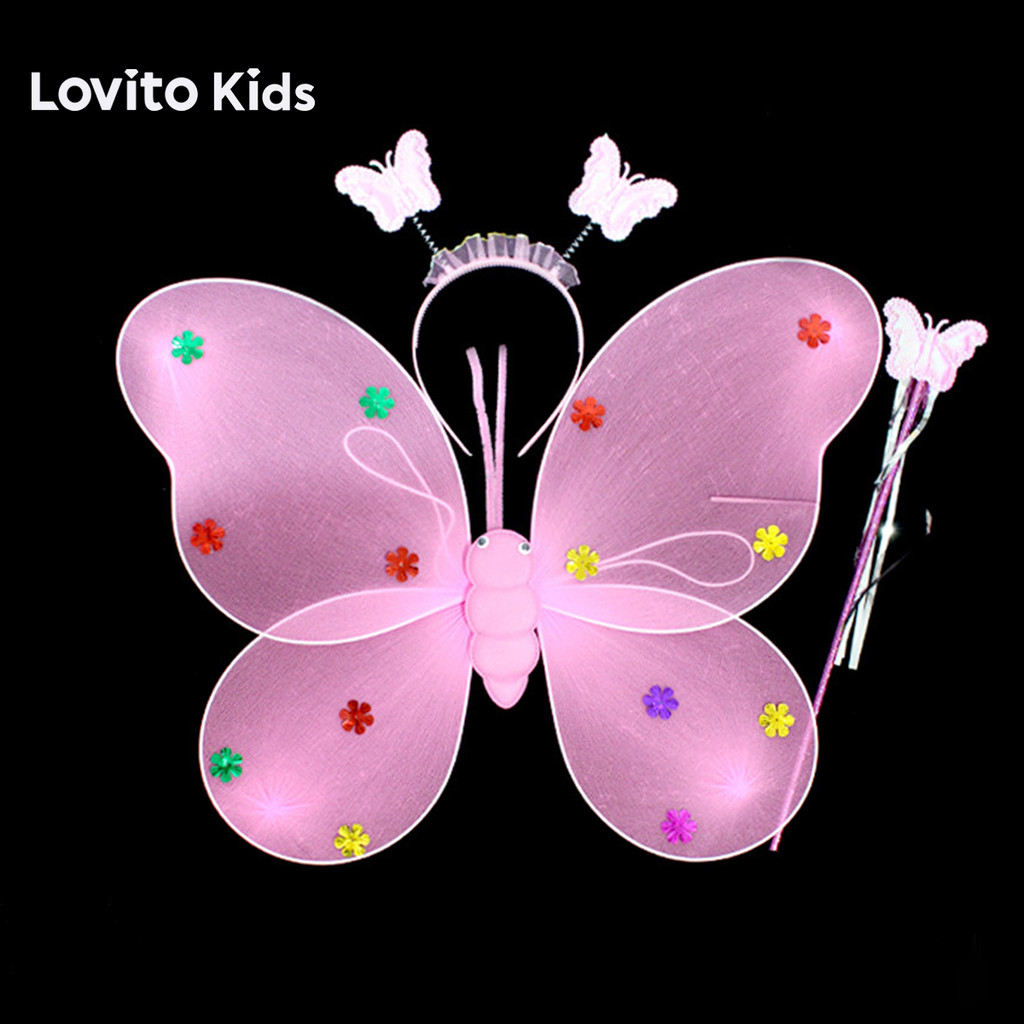 Lovito Kids  Fantasias Casuais com Primavera/verão Rosa Fantasias para Meninas. LNL132301 em Oferta na Shopee