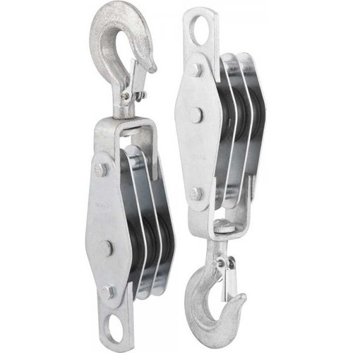 Moitão/cadernal 45mm com 3 roldanas Aço Estampado VONDER em Oferta na Shopee