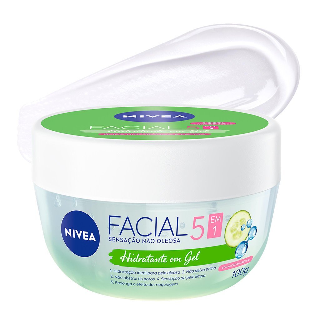 Hidratante em Gel Facial Nivea Ultraleve 100g em Oferta na Shopee