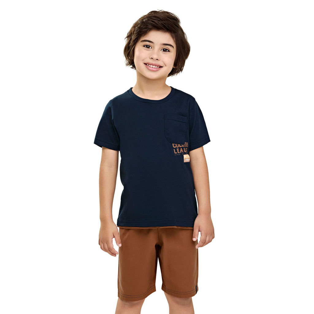 Conjunto Infantil Menino Sport Chic Elian Azul