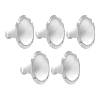 5 CORNETA ALUMÍNIO 11-25 CONE CURTO BOCA ROSCA BRANCA em Oferta na Shopee