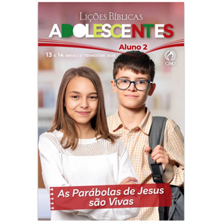 Revista Lições Bíblica Adolescentes Aluno 2° Trimestre 2026 em Oferta na Shopee