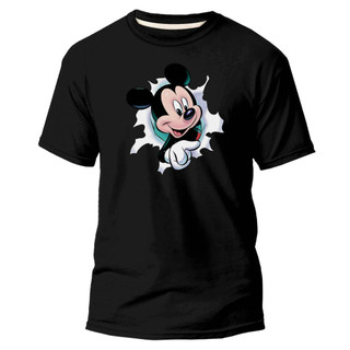 Camiseta Masculina Camisa Unisex Mickey Mouse Varias Cores Algodão Promoção