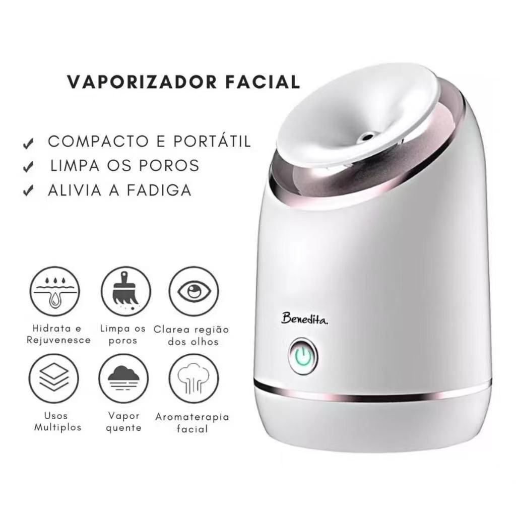 Vaporizador Facial Limpeza De Pele Profunda Rejuvenescedor hidratação 110V - XL