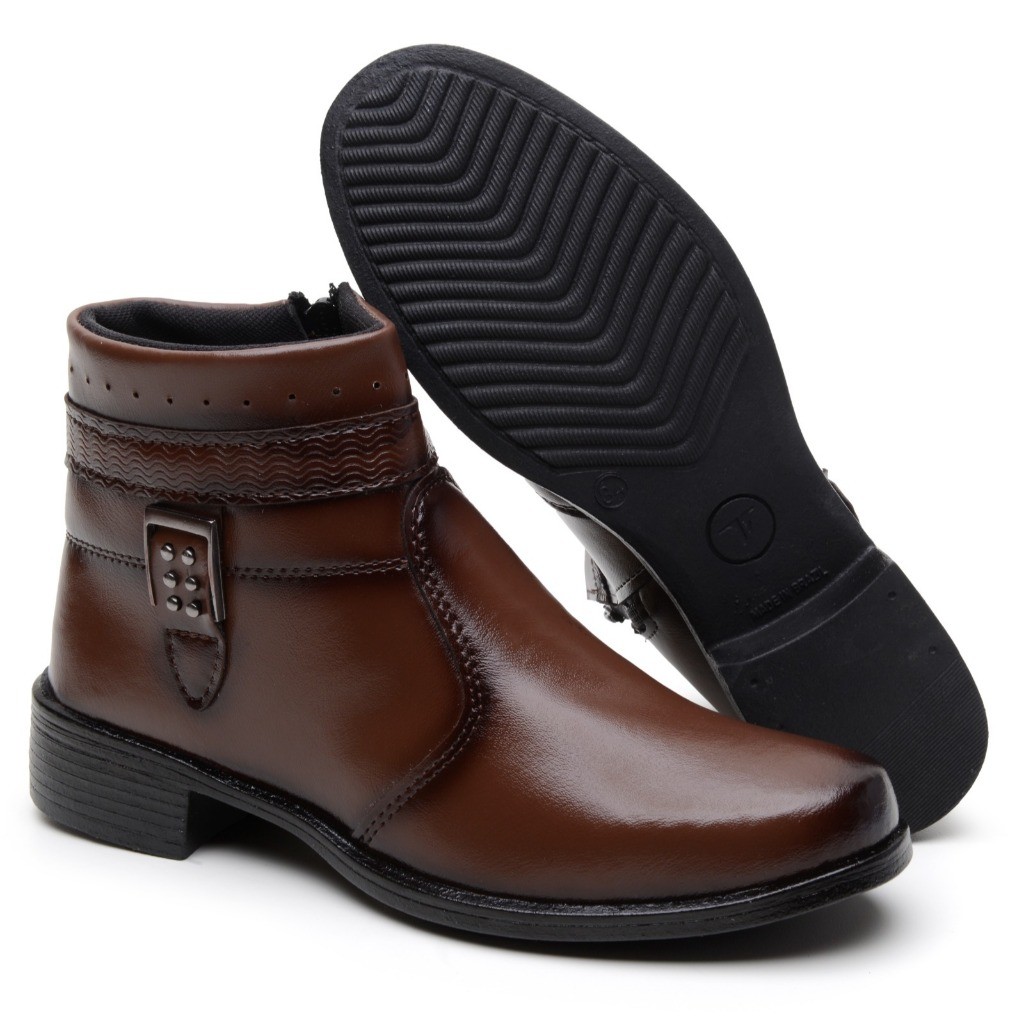 Coturno Feminino Cano Curto Estiloso Confortável Casual Dia a Dia Passeio Moda