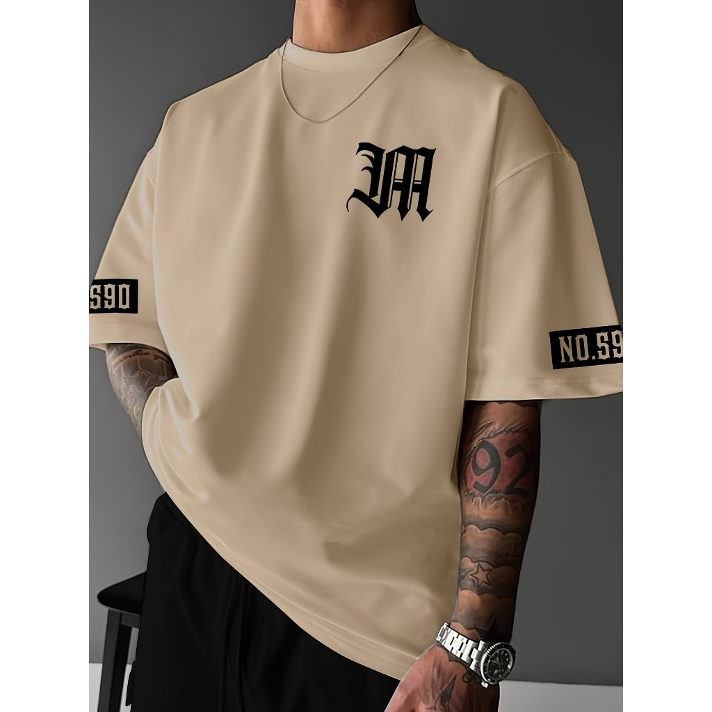 Camiseta  Oversized confortavel Camiseta Camisa Oversized Grande Musculação Algodão Casual Treino Academia Larga moda gr
