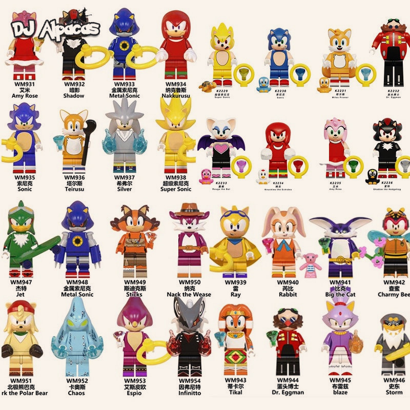 Blocos De Construção Figuras Brinquedo Colecionável WM935 WM936 WM937