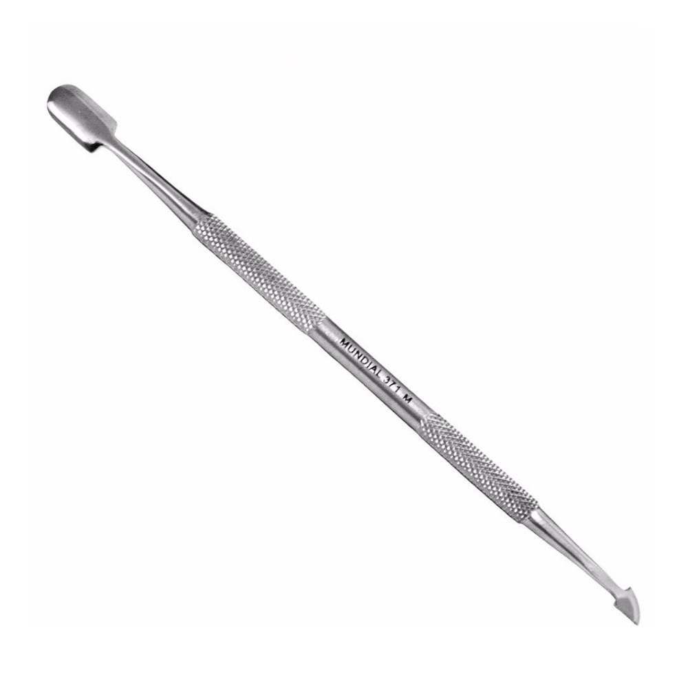 Espátula e Raspador para Cutículas Ponta Dupla Mundial Professional Aço Inox 1 Unidade em Oferta na Shopee