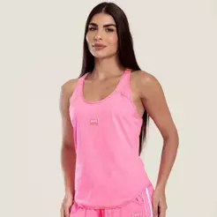 Regata Básica Rosa Confete Poliamida Soft