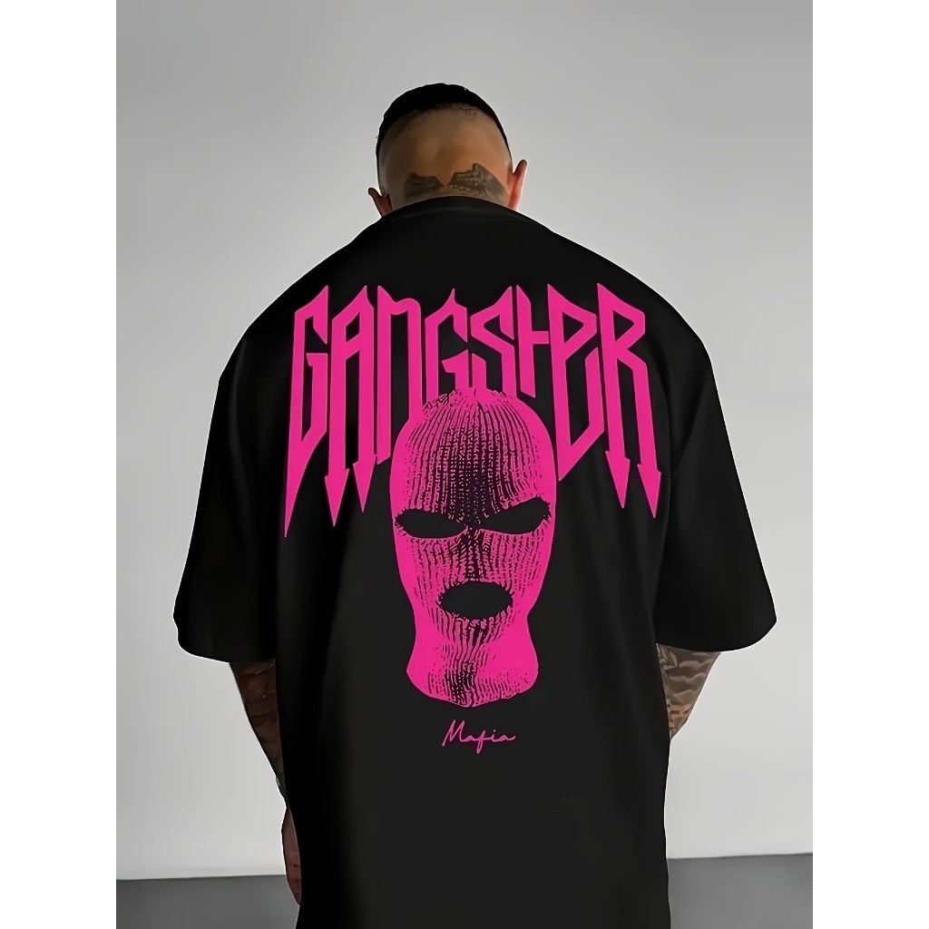 camiseta streetwear masculina 100% algodão treino estilo largo tendencia academia gangster . casual, academia. casual, a
