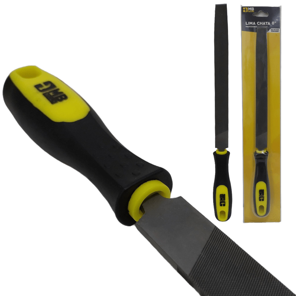 Lima para afiar/amolar faca facão enxada foice 8 polegadas mb tools com cabo