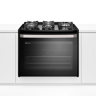 Fogão de Embutir Electrolux de 05 Bocas Experience com Mesa Vidro e Grill Preto - FE5EB em Oferta na Shopee