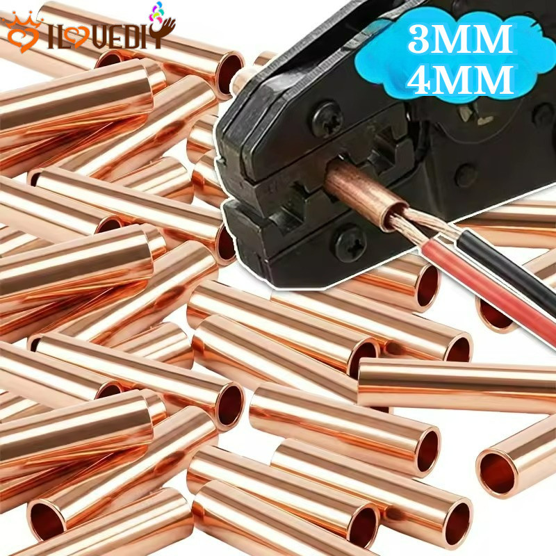 Bloco Terminal De Cobre Puro De Alta Potência Com Conexão Rápida | Resistente À Oxidação Para Conduíte , 0.3x2cm E 0.4x2