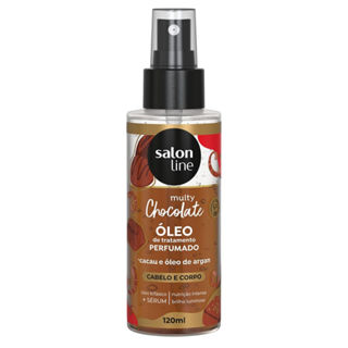 Óleo Perfumado Cabelo e Corpo Salon Line Chocolate 120ml em Oferta na Shopee