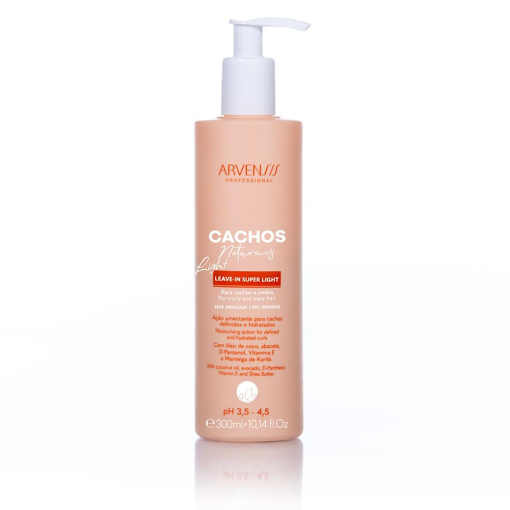 Leave-In Super Light Arvensis Cachos Naturais 300ml em Oferta na Shopee