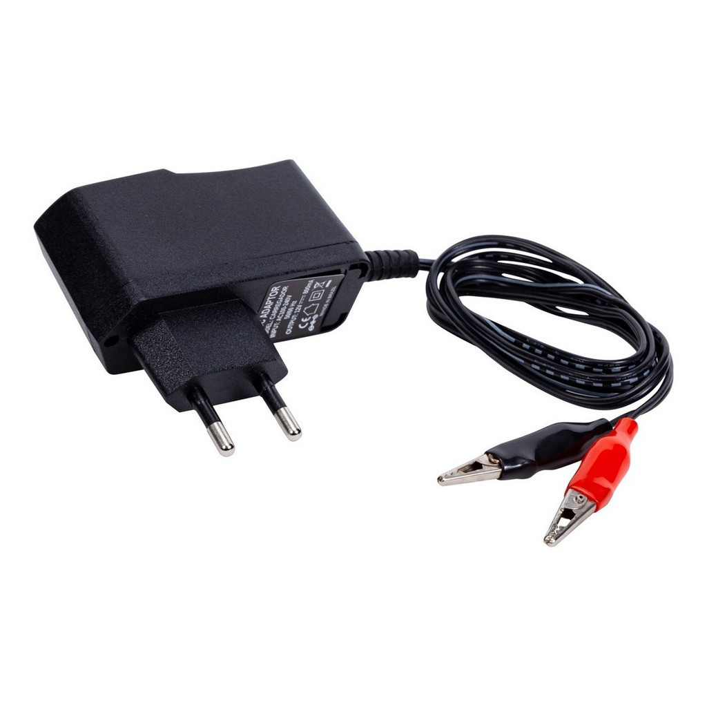 Carregador Para Bateria 4v 4.5ah Com Garra Jacaré Para Bateria Selada