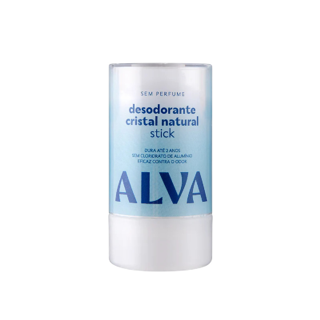 Desodorante Alva Cristal - Desodorante Natural 120g - Alva