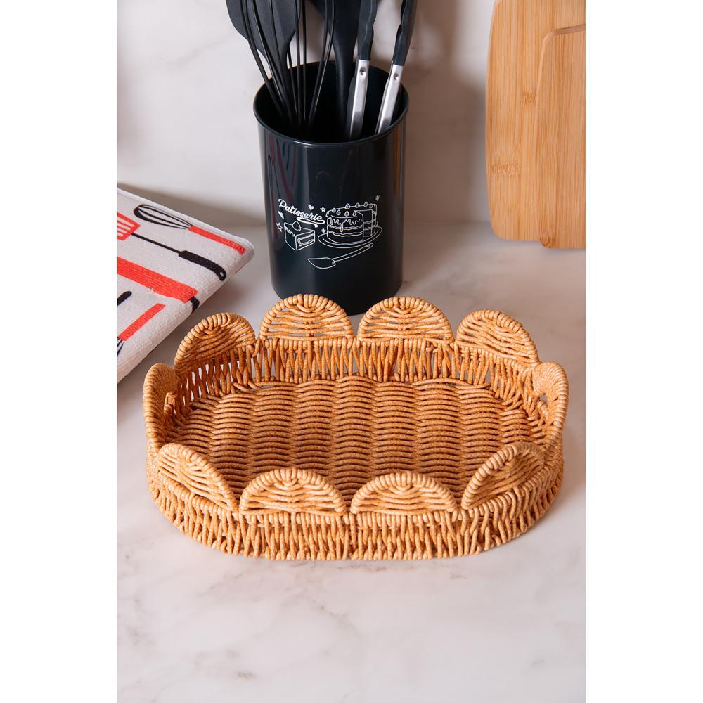 Cesta Botânica 26cm x 17cm x 7cm Rattan Lyor em Oferta na Shopee