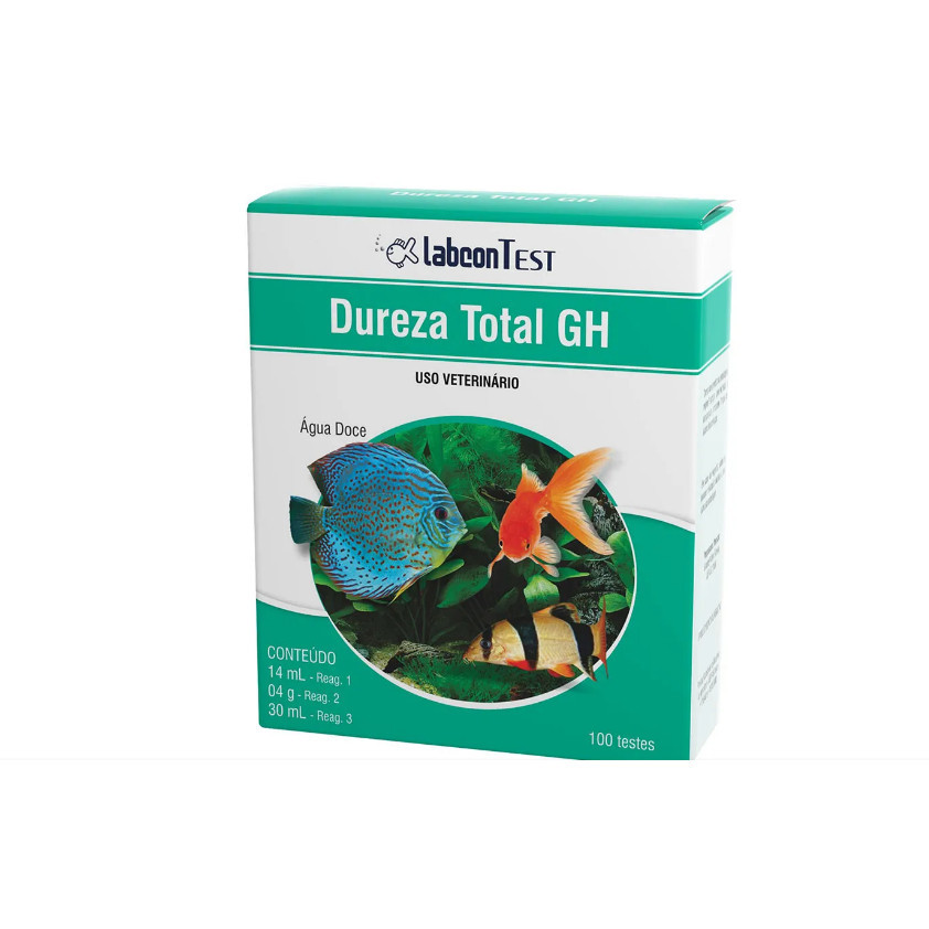 Teste Dureza Total Gh 100 Testes - Labcon Alcon em Oferta na Shopee