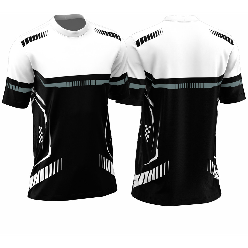 Camiseta RCKT043 - Tecido Dry  Preta e Branca, Promoção!! em Oferta na Shopee