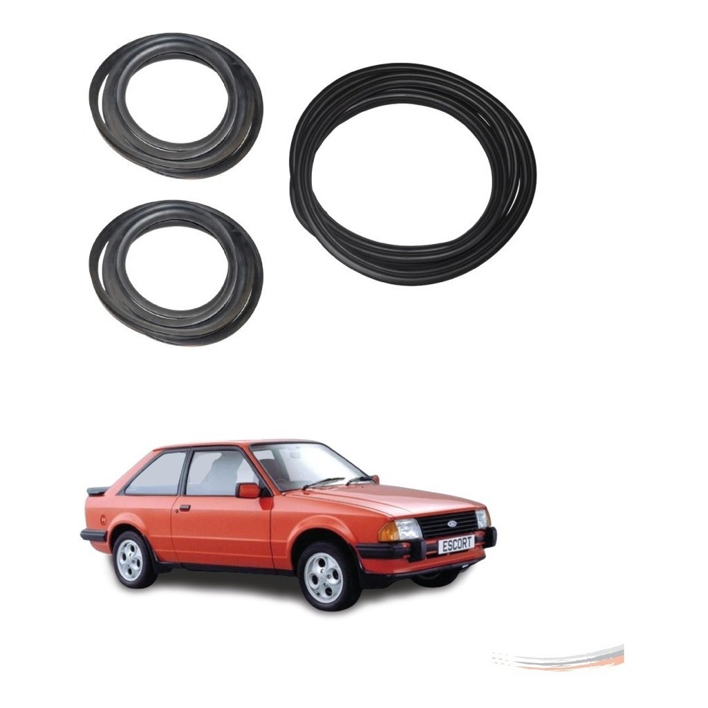 Kit Borrachas Porta E Porta Mala Escort Até 92 2 Portas