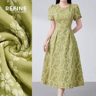 (Lovito Refine)  Vestido Elegante com e Estiloso Vestido Verde Claro para Mulheres Primavera/Verão LR32E586 em Oferta na Shopee