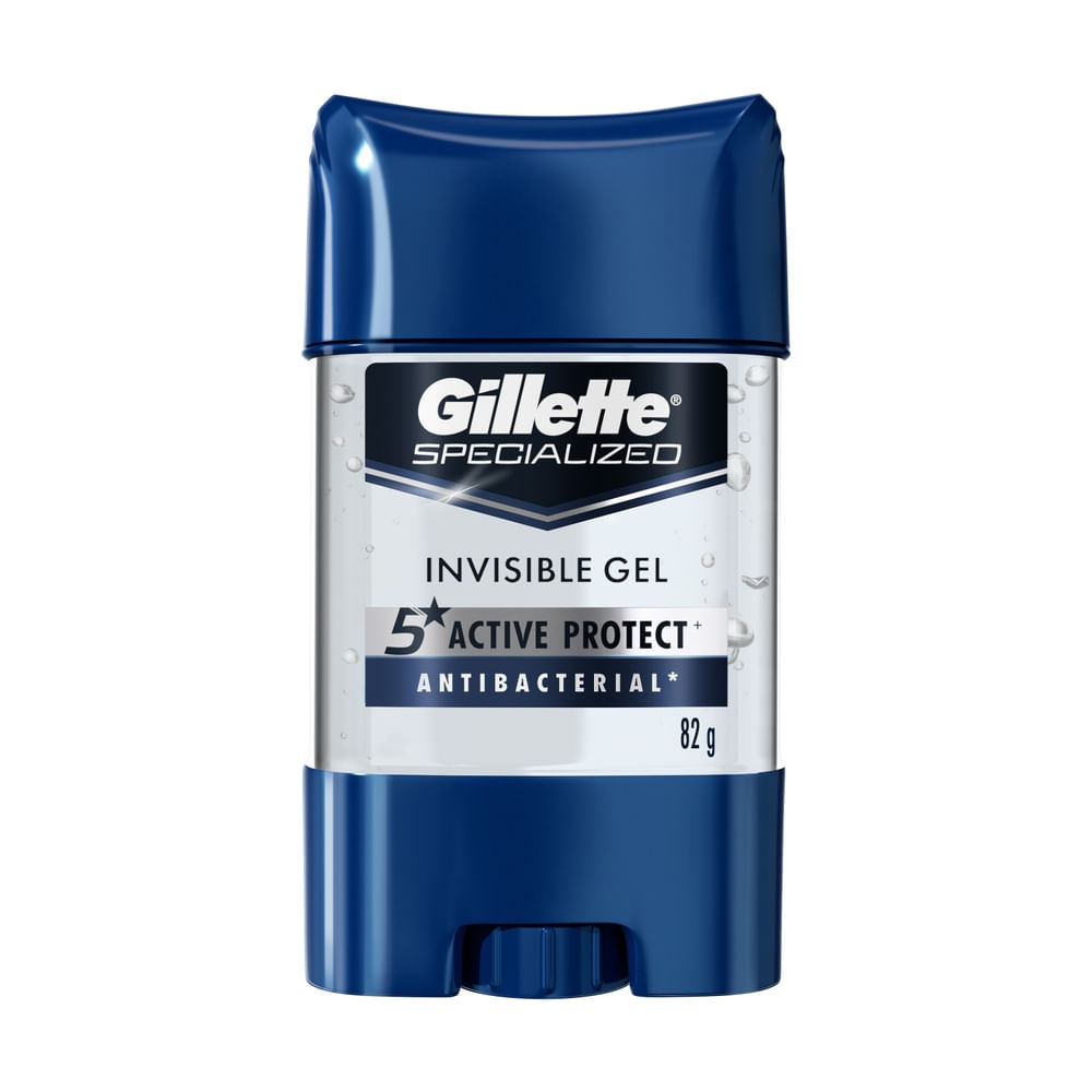 Desodorante Gel Gillette Specialized Antibacterial 82g em Oferta na Shopee