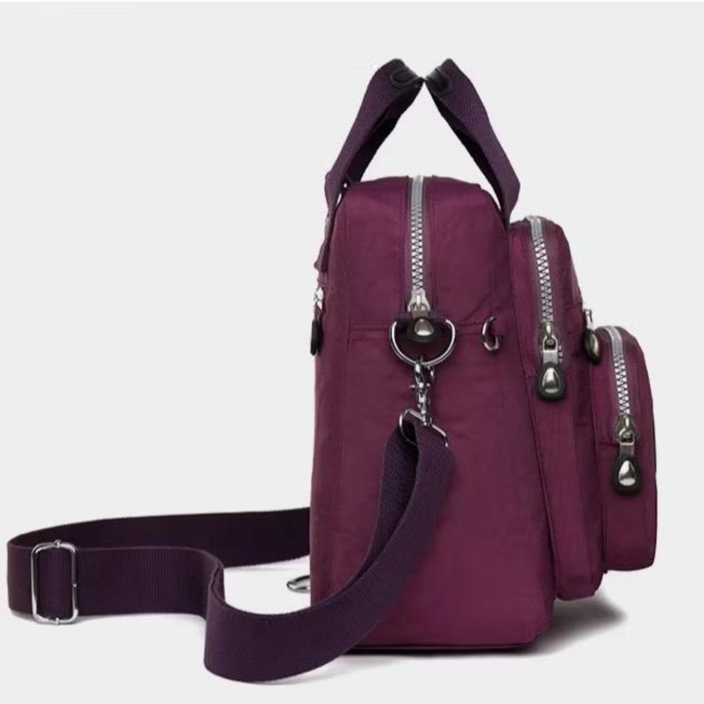 Bolsa Multifuncional em Nylon - Impermeável, Resistente e Estilosa para Viagens e Dia a Dia Angelina Shop — imagem 2 de 2