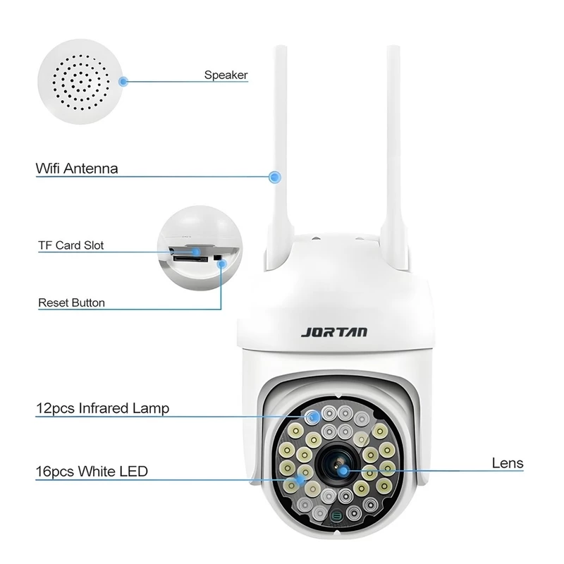 Câmera de Segurança WiFi Yoosee HD IP66 com Visão Noturna — foto 4