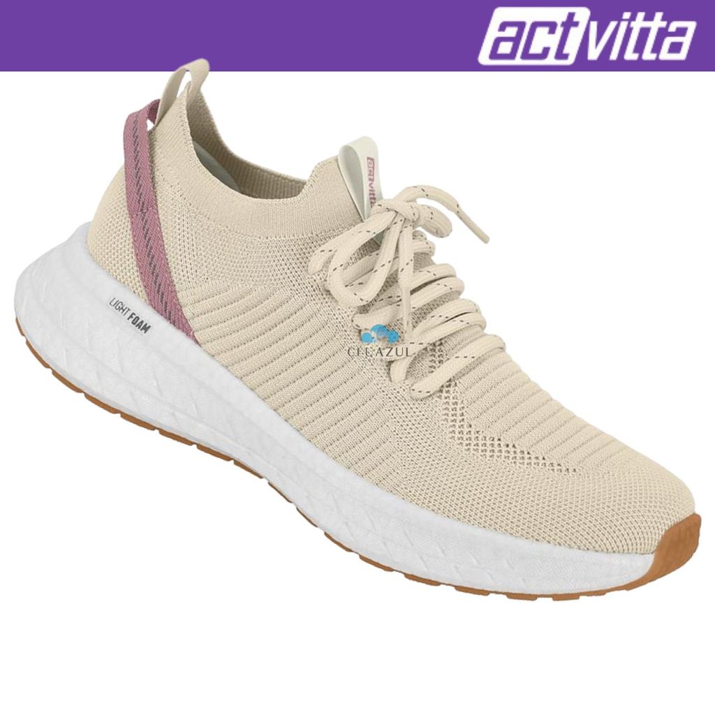 Tênis Feminino Actvitta Light Foam Casual Conforto Original