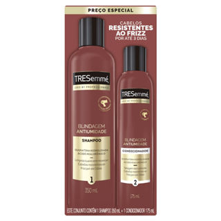 Kit TRESemmé Blindagem Antiumidade Shampoo 350ml e Condicionador 175ml em Oferta na Shopee