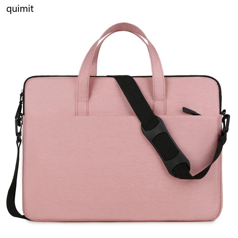 QUIM Capa Para Laptop À Prova D 13 14 15 Polegadas Caso Bolsa Alça Ombro