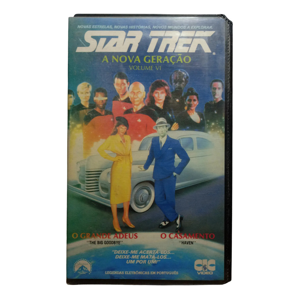 Vhs Star Trek A Nova Geração Vol 6 - Patrick Stewart