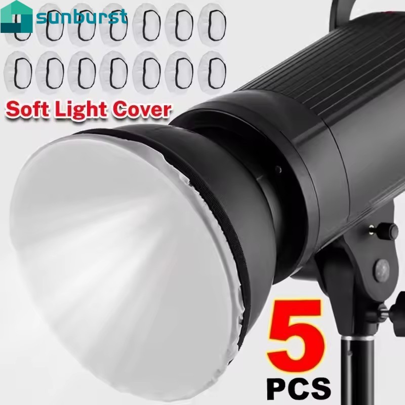 Máscara De Luz Suave Para Flash Fotográfico De 1/3/5 Unidades-Ferramentas De Fotografia Profissional-Capas De Lentes Por
