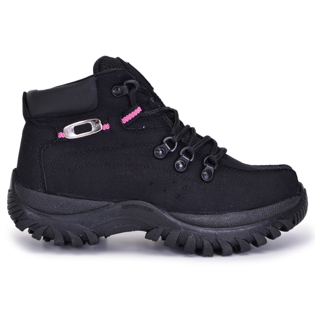 Botinha BOTA tank Coturno Trilha Feminina Lona