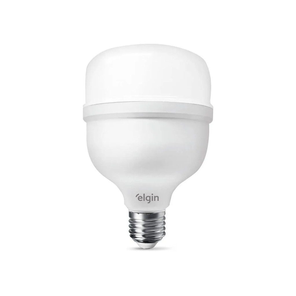 Kit 2 Lâmpadas Led Bulbo 20W 6500K Bivolt Branca Fria Elgin em Oferta na Shopee