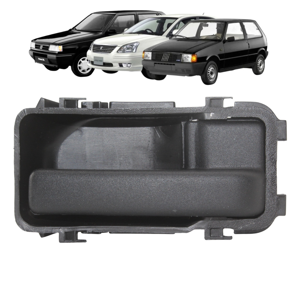 Maçaneta Interna da Porta Preto Uno Mille Prêmio Elba Fiorino 1994 1995 1996 Até 2002 2003 2004