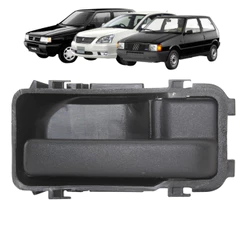 Maçaneta Interna da Porta Preto Uno Mille Prêmio Elba Fiorino 1994 1995 1996 Até 2002 2003 2004