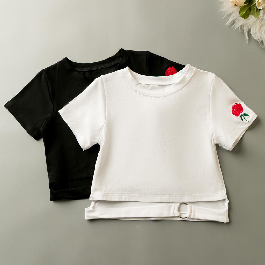 Primavera verão comércio exterior versão coreana novo estilo All-Match simples fino-ajuste mais magro olhar curto em tor