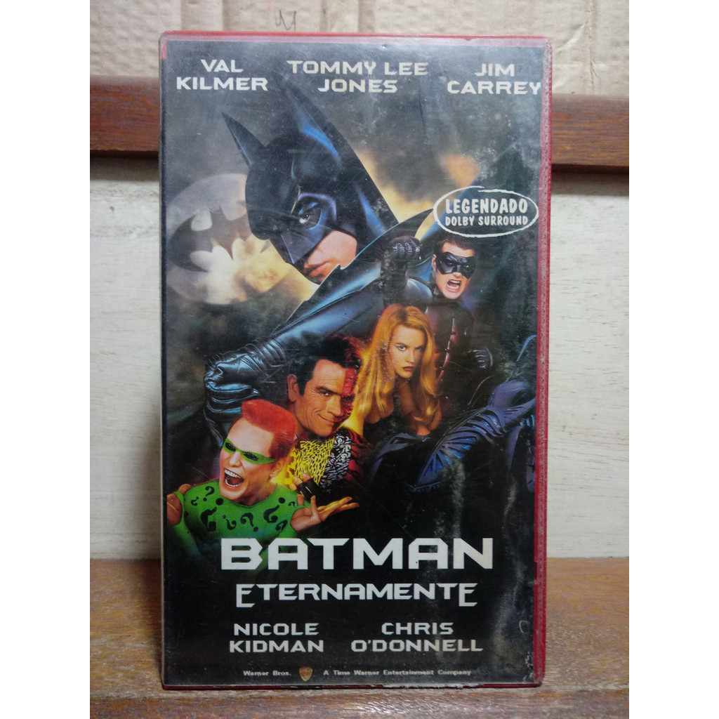 vhs Batman Eternamente - Tommy Lee Jones - Jim Carrey