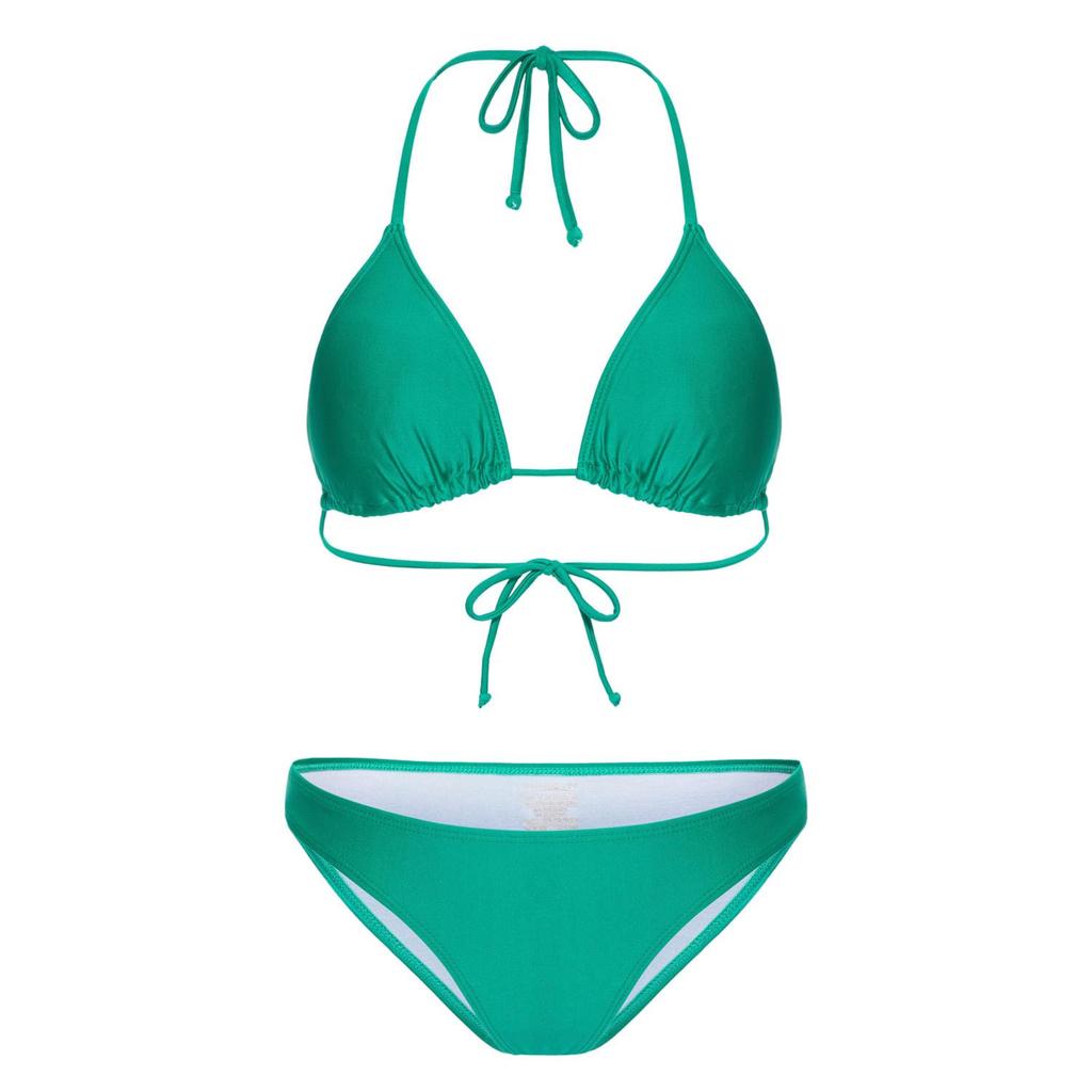 Imagem Conjunto de Biquíni Top Cortininha e Calcinha Biquíni Verde 5095