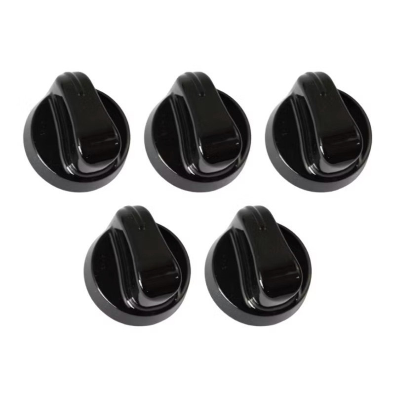Kit 5 Botões Para Fogão Atlas Mônaco Top Glass 4 Bocas - Agile Glass - Utop Glass