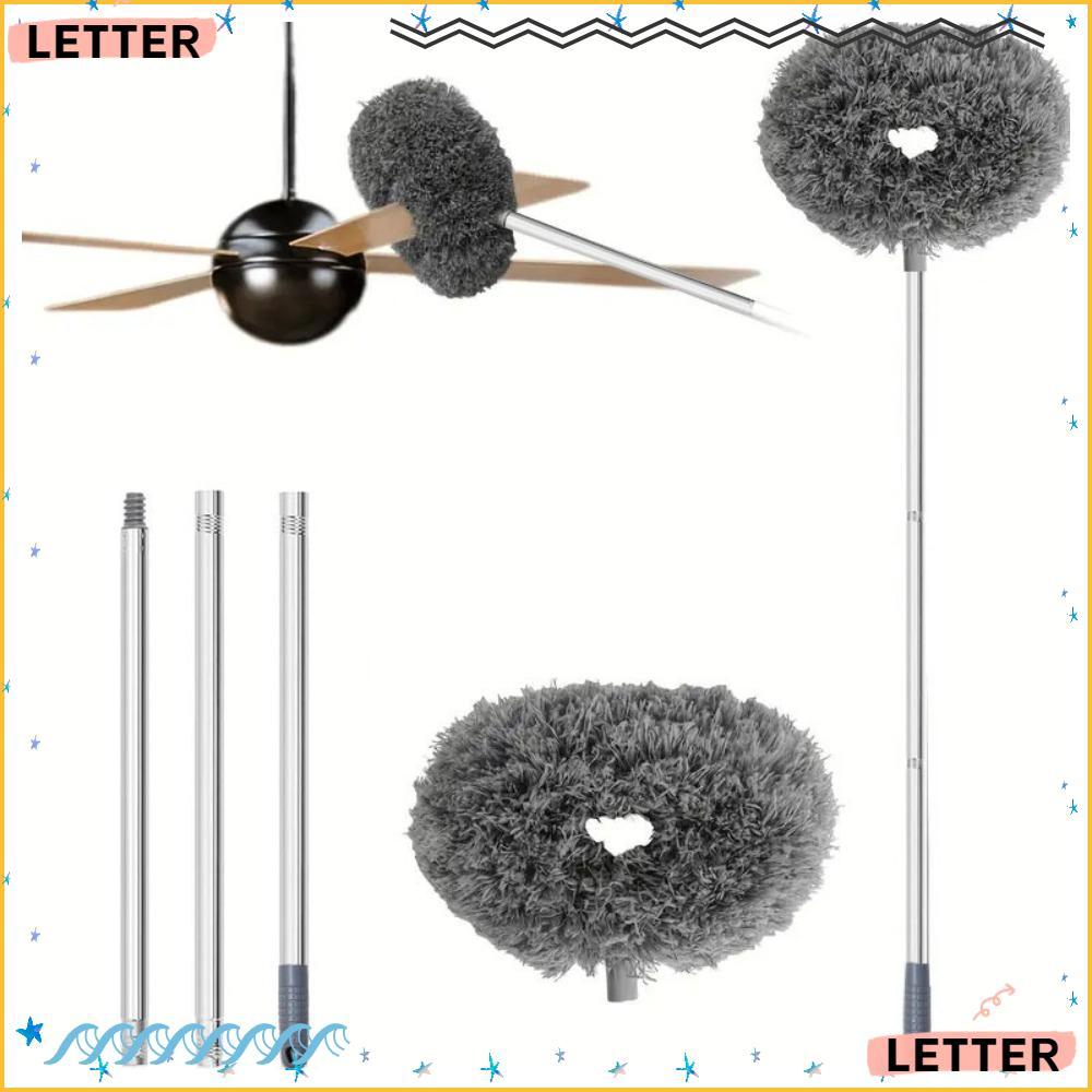 Espanador De Limpeza De Ventilador De Teto De Carta , Ajusta Escova Multifuncional De Poeira , Com Poste De Extensão