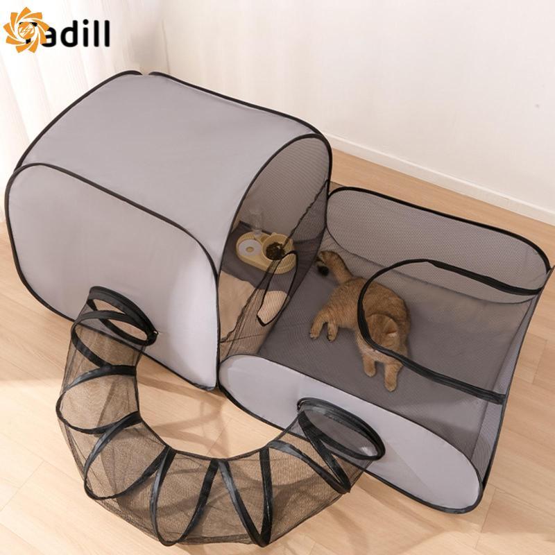 Brinquedo Dobrável De Túnel Para Gatos-Tenda Interativa Arranhar Gatinhos E Cães
