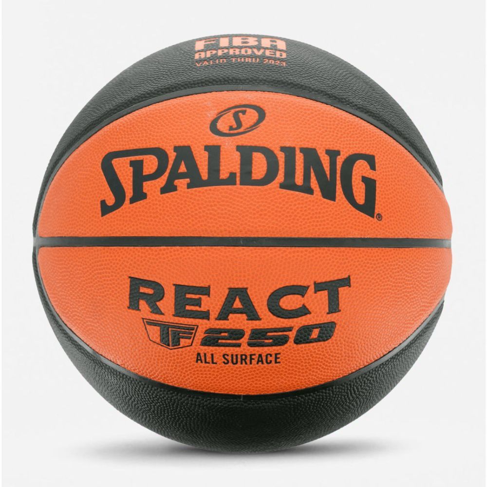 Bola De Basquete Spalding React TF-250 FIBA  - Laranja