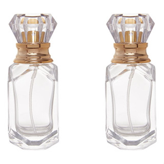 Kit 2 Frascos Perfume Vitória 30ml  viagem spray atomizador Válvula Spray Tampa Luxo em Oferta na Shopee