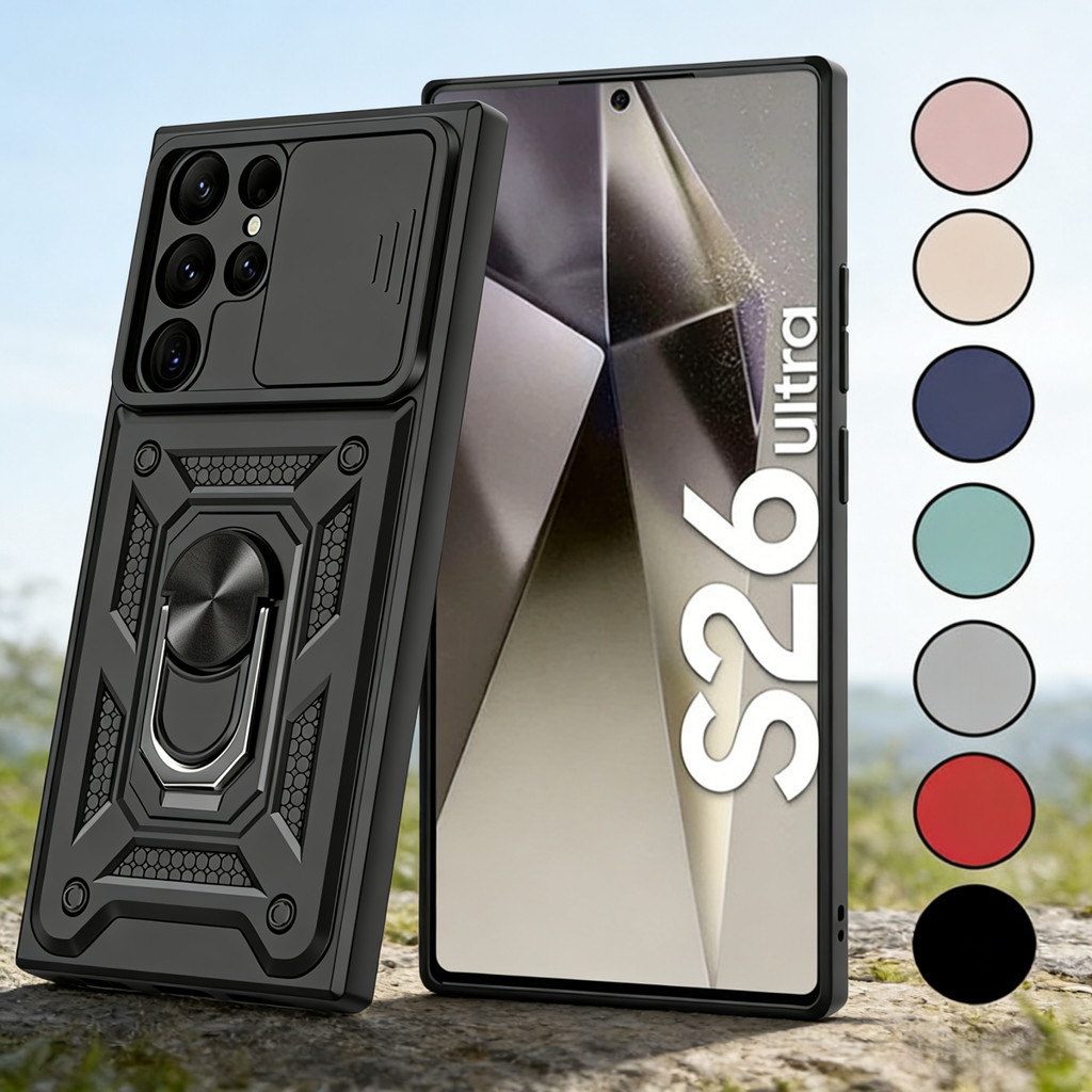 Para Samsung Galaxy S26 S25 S24 S23 S22 S21 Ultra Plus S25FE S24FE S23FE S21FE S20FE Suporte Armadura À Prova De Choque 